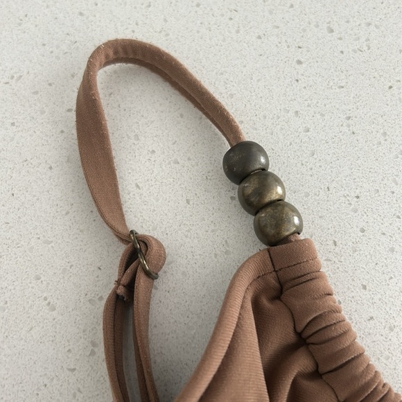 Magic Suit One Piece Tummy Control Swimsuit Tan Brown Ruching Overlay Size M - Picture 14 of 14